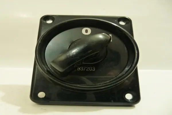 Black Rotary Switch, 537203,0/1, KI Electronics 